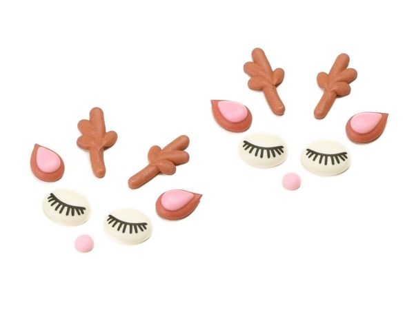 Cake-Masters Zucker-Set Reh, flach 7-teilig 2 Sets