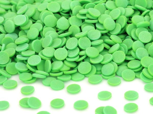CM Basics Sprinkle decoration confetti XL mint green 80g