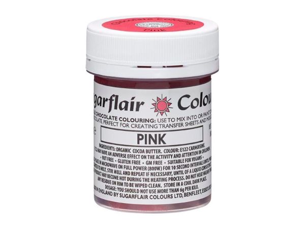 Sugarflair Chocolate Colour Pink 35g