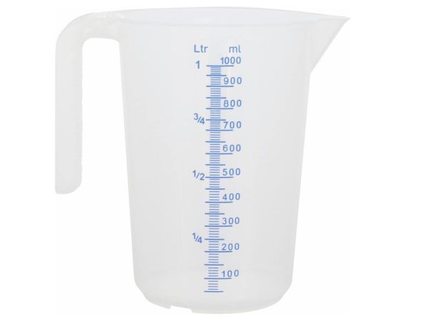 Messbecher aus Kunststoff 1 L