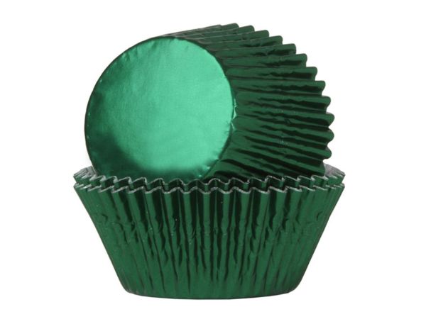 House of Marie muffin cups foil green 24 pieces