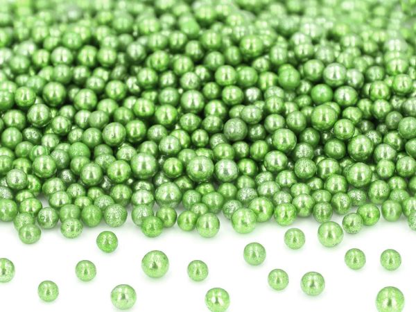 CM Basics Metallic pearls green 50g