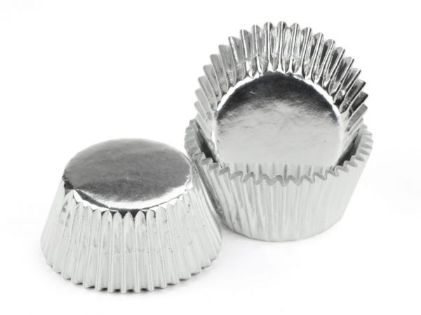 Cake-Masters Muffin Cups 50mm aluminium silver 60 pieces