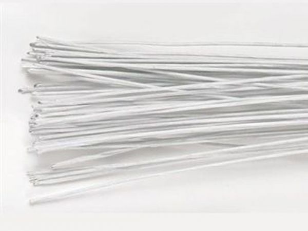 Culpitt Floral Wire White 50pcs. 24 gauge