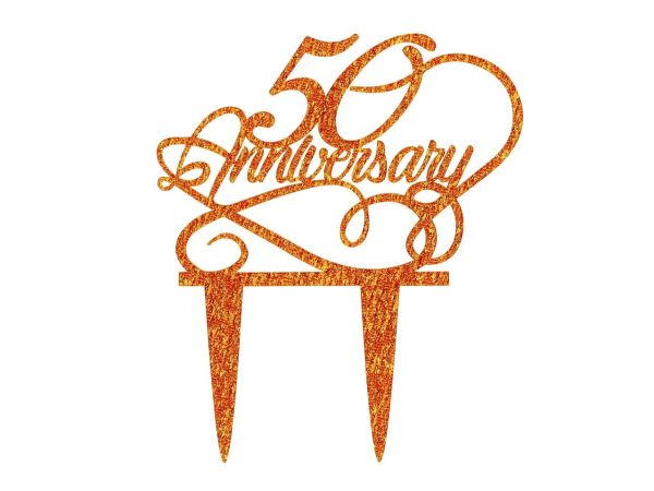 Cake-Masters Cake Topper 50. Anniversary