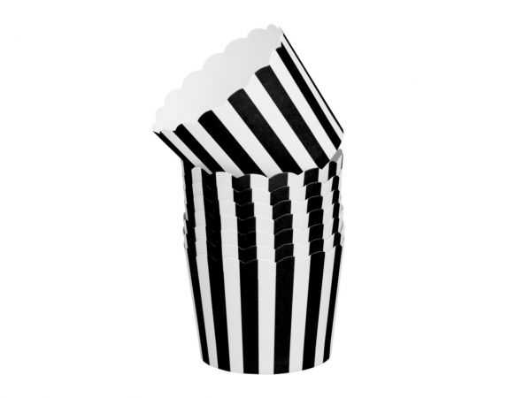 Cake-Masters Cupcake Cup schwarz-weiß 20 Stück