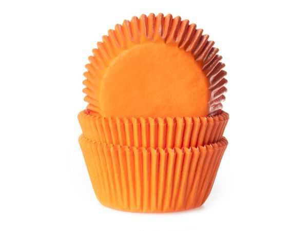 House of Marie Muffinförmchen Orange 48 Stück
