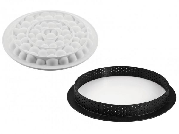 Silikomart Silikonform Kit Tarte Ring Bubble Ø 190mm