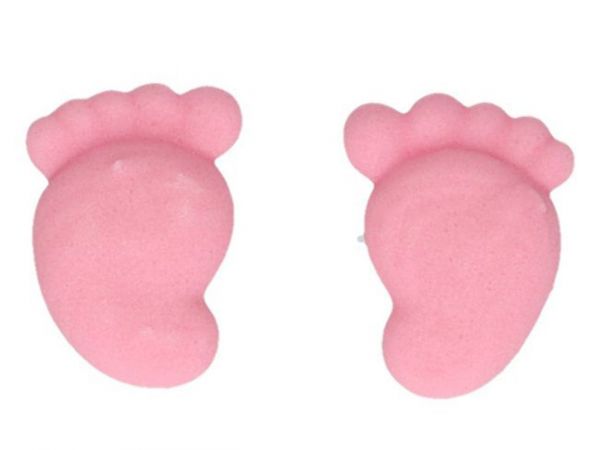 FunCakes Sugar Decoration Baby Feets Girl Set of 16