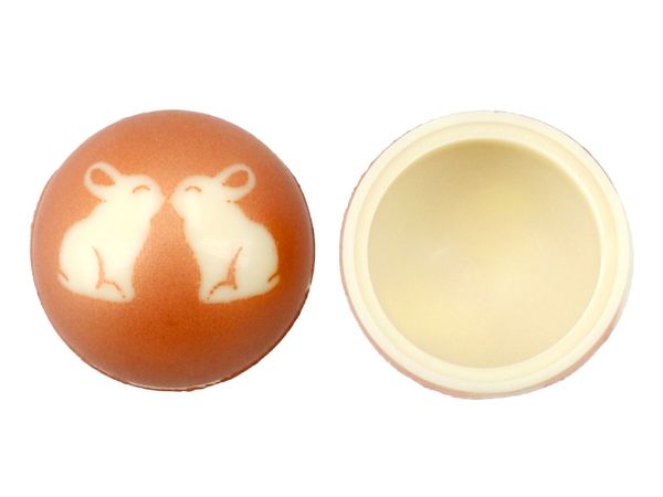 CM Basics 1 sheet half-shell of white Gold Bunnies, 40 pieces