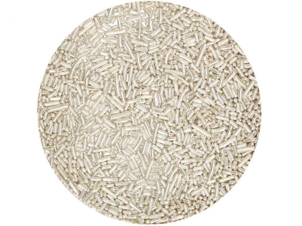 FunCakes Zuckerstreusel Metallic Silber 80g