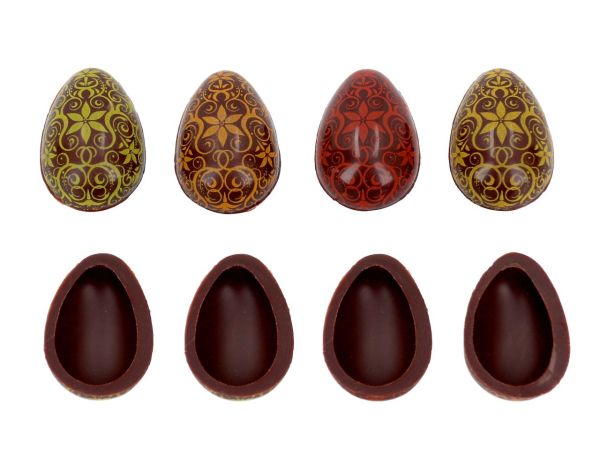 CM Basics Half eggs dark Floral 63 pieces