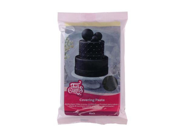 FunCakes Covering Paste black 500g