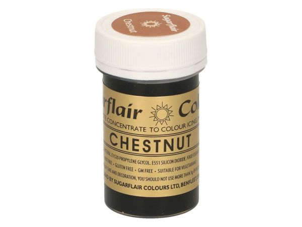 Sugarflair Paste Colour Chestnut 25g